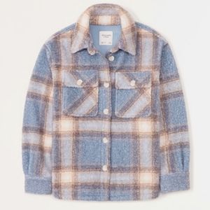 ABERCROMBIE & FITCH: Cozy Sherpa Shirt Jacket